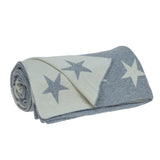 Parkland Collection Transitional Grey 52 X 70 Knitted Throw Blanket