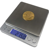 This Pocket Scale With Its Large Stainless Steel Platform Is Ideal For Weighing Jewelry, Tobacco, Gunpowder, Coffee Beans, And M
