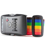 19V69 Italia Luggage Strap With A Built-In Tsa Combination Lock (Rainbow)