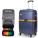 19V69 Italia Luggage Strap With A Built-In Tsa Combination Lock (Rainbow)