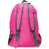 19V69 Italia Water-Resistant Foldable Backpack/Daypack (Pink)