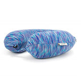 19V69 Italia Space Dye Memory Foam Travel Pillow/Neck Pillow (Teal/White)