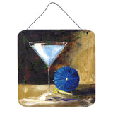 Caroline'S Treasures Blue Martini By Malenda Trick Wall Or Door Hanging Prints Tmtr0031Ds66, 6H X 6W, Multicolor