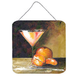 Caroline'S Treasures Orange Martini By Malenda Trick Wall Or Door Hanging Prints Tmtr0036Ds66, 6Hx6W, Multicolor