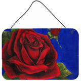 Caroline'S Treasures Rose By Malenda Trick Wall Or Door Hanging Prints Tmtr0226Ds812, 8Hx12W, Multicolor