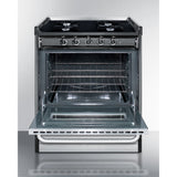 30 Wide Gas Range, Open Burners