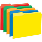 File Folders, Primary Colors, 10/pkg