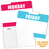 Designer File Folders, Days of the Week