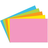 Index Cards Blank 5 x 8, Brite Assorted, Pack of 100