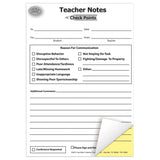 Check Points Teacher Notes, 5-1/2 x 7-1/2, Carbonless Notes