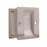 Weslock 00527XNXN Rectangular Passage Pocket Door Lock with Adjustable Backset & Full Lip Strike Satin Nickel