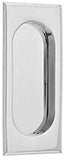 Emtek 2201US26 Rectangular Flush Pull Bright Chrome