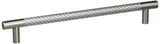 Emtek 86390US15 8 in. Silver Carbon Fiber Bar Pull Satin Nickel