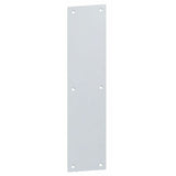 Hager 30S81632D 8 x 16 in. Square Corner Push Plate, No. 052483 Satin Stainless Steel