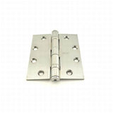 Stanley Security FBB179412426D 4.5 x 4 in. Steel Full Mortise Ball Bearing Standard Weight Square Corner Hinge No. 063416 Satin