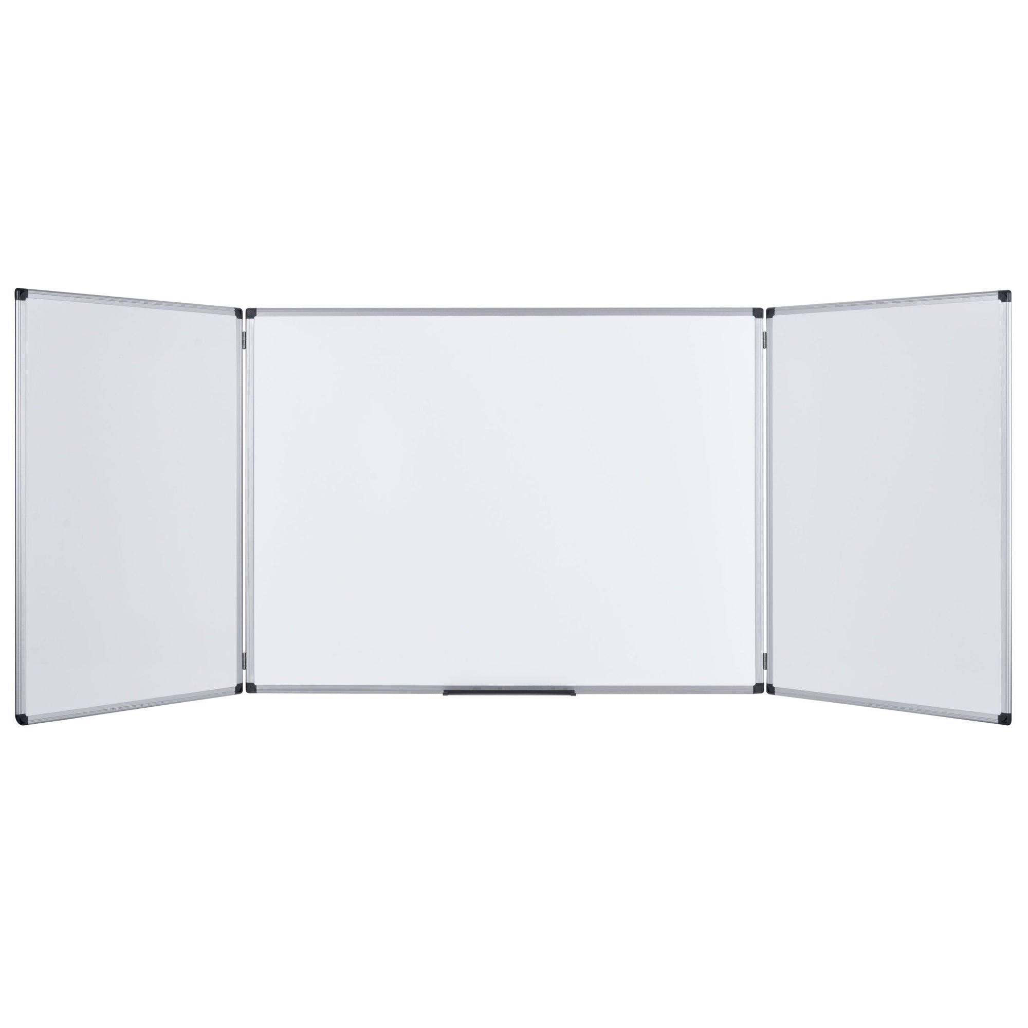 Industrial Trio Dry-Erase Board, Cork Outside/Magnetic Dry-Erase Surface Inside