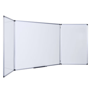Industrial Trio Dry-Erase Board, Cork Outside/Magnetic Dry-Erase Surface Inside