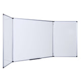 Industrial Trio Dry-Erase Board, Cork Outside/Magnetic Dry-Erase Surface Inside