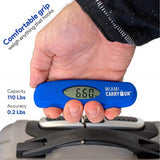 19V69 Italia Digital Luggage Scale With Hook - Up To 110 Lbs. (Hot Pink)