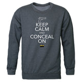 Graphic Crewneck, Conceal On, H.Char, L