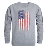 GraphicCrewneck,Distressed Flag, HGY, S