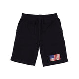 Graphic Shorts, US Flag 2, Black, XL