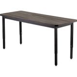 Interion® Utility Table - 48 X 30 - Rustic Gray