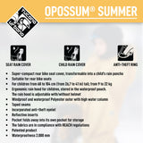 Tucano Urbano - Rear Bike Seat Cover - OPOSSUM® SUMMER