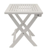 Folding Side Table White