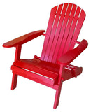 Leigh Country Folding Adirondack Chair -Red