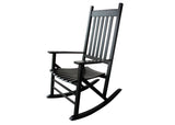 Heartland Rocker- 5 Slat Black