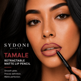SYDONI RETRACTABLE MATTE LIP PENCIL with SHEA BUTTER 9 Rich, Smudge‑Resistant Shades