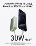 Anker Nano Power Bank (30W, Built-In USB-C Cable)