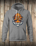 Tiger Head - Unisex Hoodie - Athletic Heather Gray