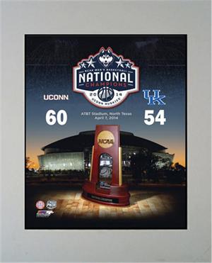 11X14 Champions Mat - University Of Connecticut