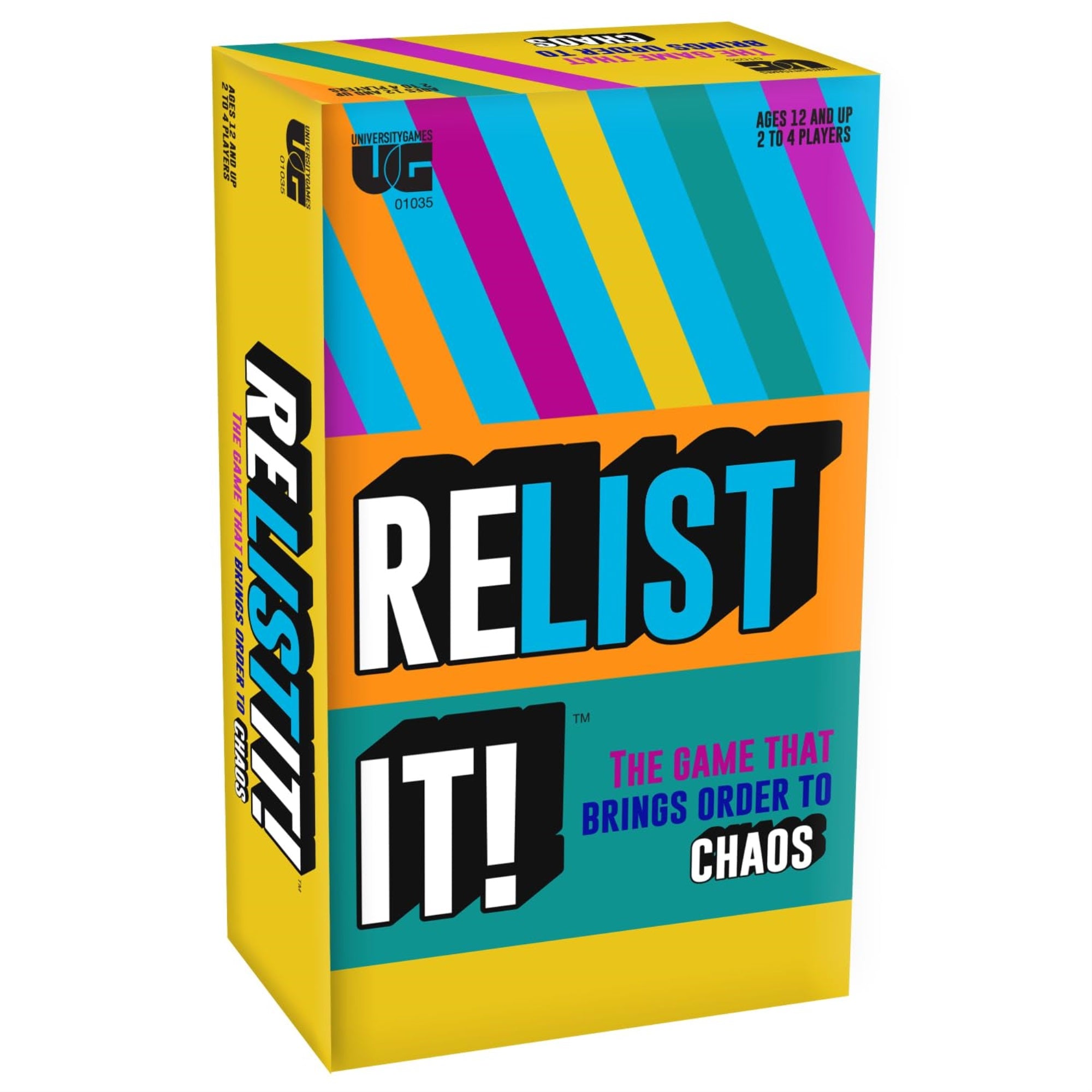 University Games | Relist It Family Party Game For Ages 12 And Up, 2 To 4 Players