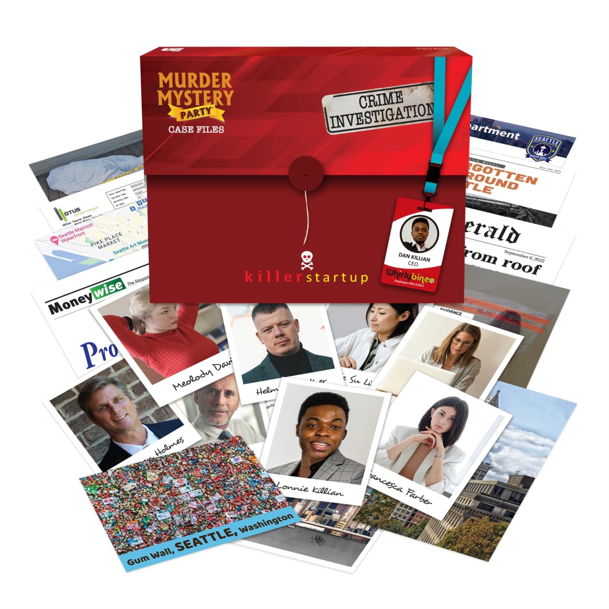 Murder Mystery Party Case Files: Killer Startup For 1 Or More Players Ages 14 And Up