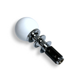 JSD Automatic Shifter Handle for 2015-2025 Mustang; White (NOT COMPATIBLE FOR GT350 & GT500)