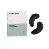 PURE SOL. Beauty Wake Up Hydrogel Eye Mask Charcoal + Hyaluronic Acid