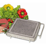 Convivio Volcanic Cooking Stone - Square-8.25