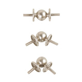 Screw-In Corner Connector - Satin Nickel