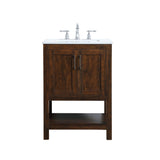 24 inch Single Bathroom Vanity in Espresso