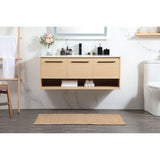 48 Inch Single Bathroom Vanity In Maple