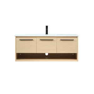48 Inch Single Bathroom Vanity In Maple