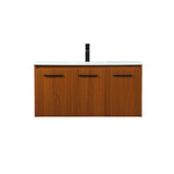 40 inch single bathroom vanity in teak