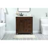 32 Inch Single Bathroom Vanity In Expresso