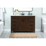 48 Inch Single Bathroom Vanity In Expresso