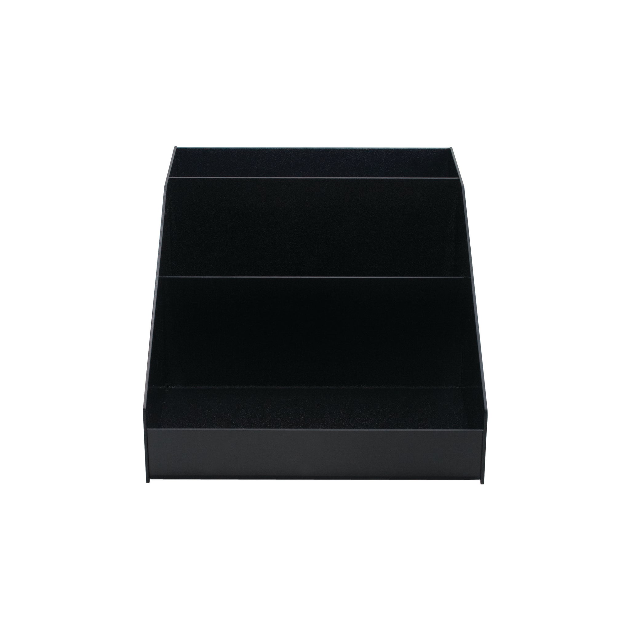Horizontal Condiment Organizer, 9 Compartments, Black