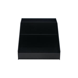 Horizontal Condiment Organizer, 9 Compartments, Black
