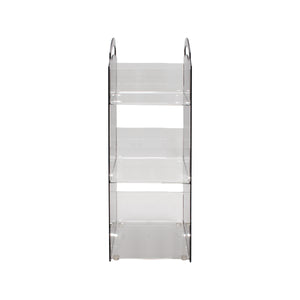 Compact Condiment Organizer, 3 Shelves, 6 Compartments, Black